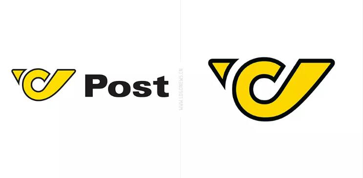 奥地利邮政 Österreichische Post 启用新LOGO
