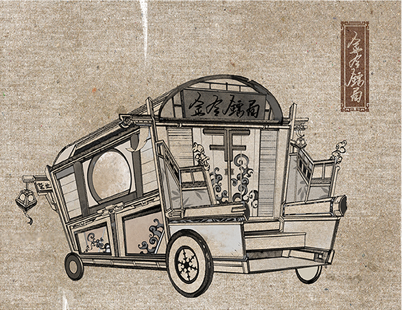 《金令镖局》插画与衍生品设计