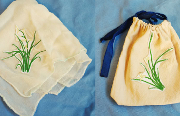 碧云兰草 - 刺绣饰品设计