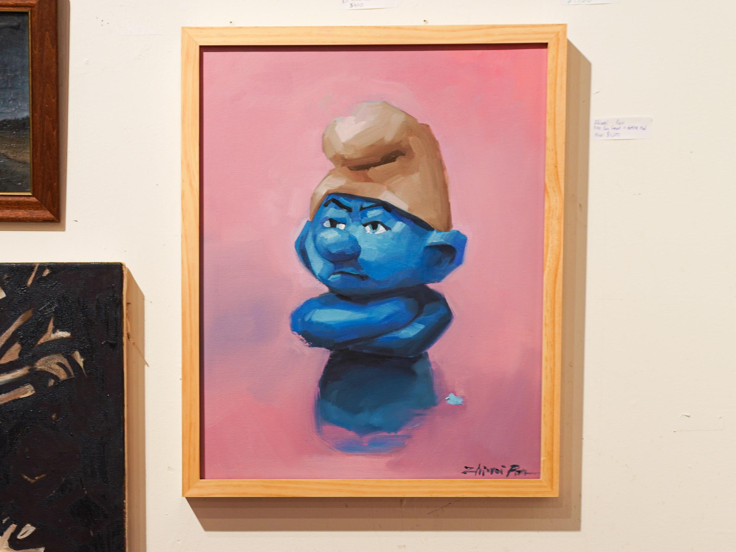 新锐画家潘志玮展露纽约 演绎当代青年心中的“愤怒”