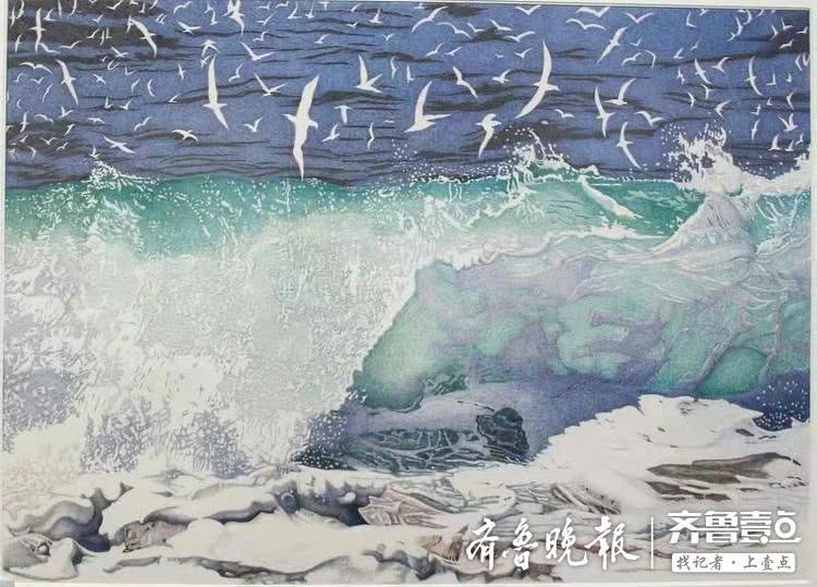 胶州：举办钢笔画展，庆八一建军节