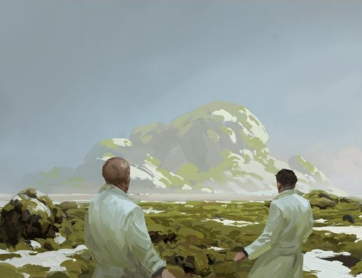 场景油画