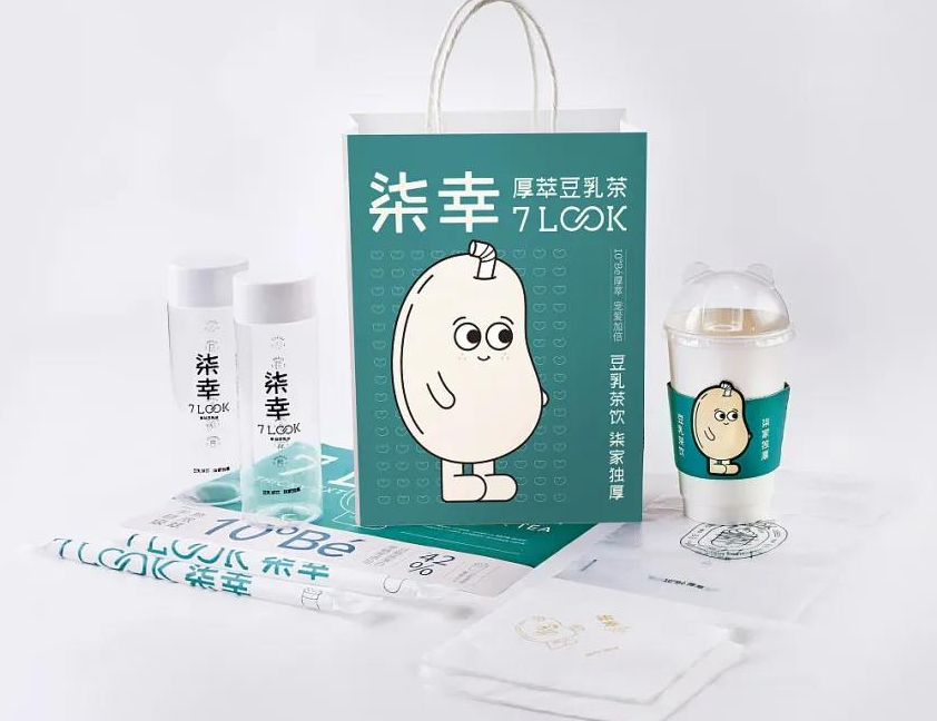 茶饮 | 看！这个豆乳茶品牌IP像极了周一到周日的你
