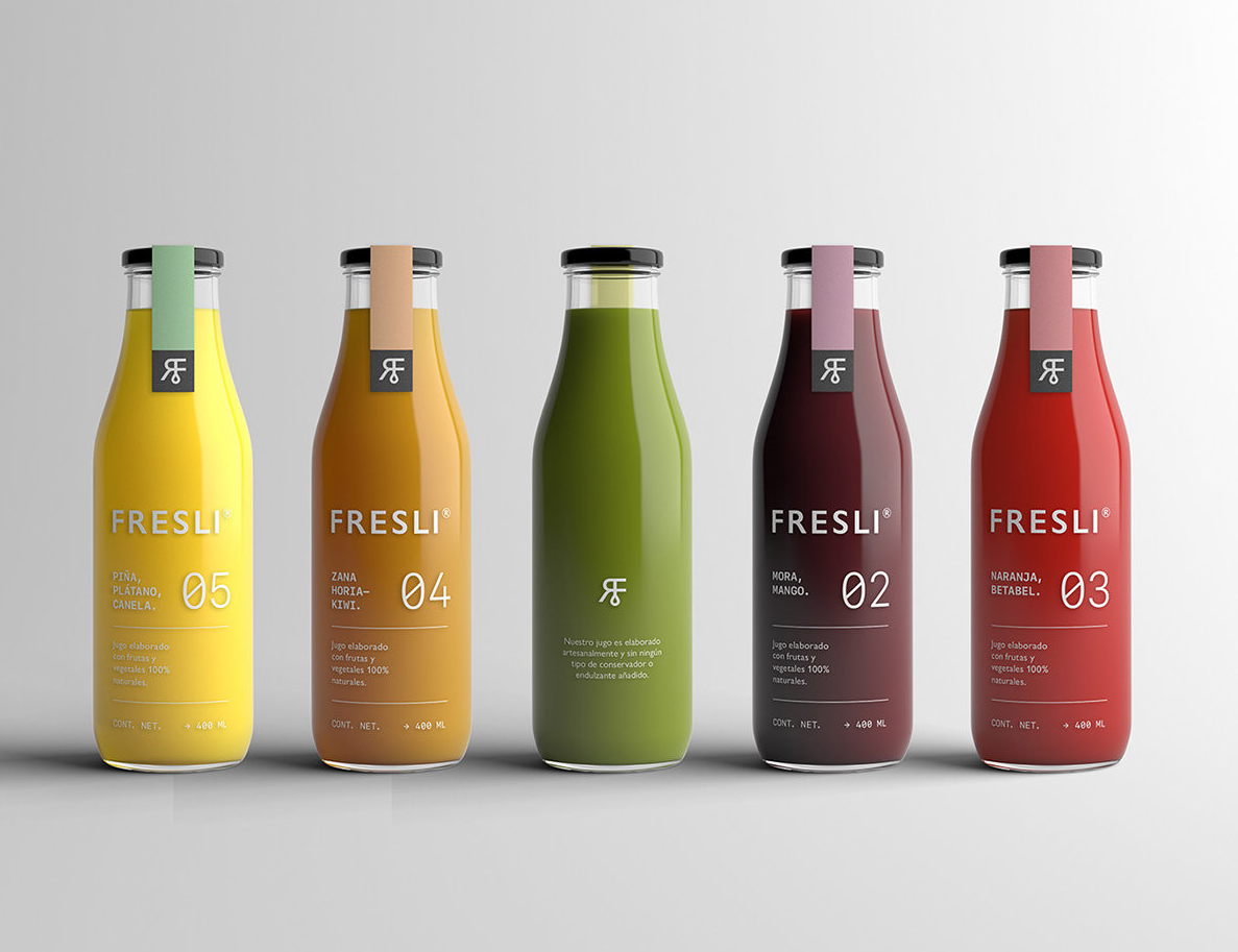 Fresli果汁品牌与包装设计