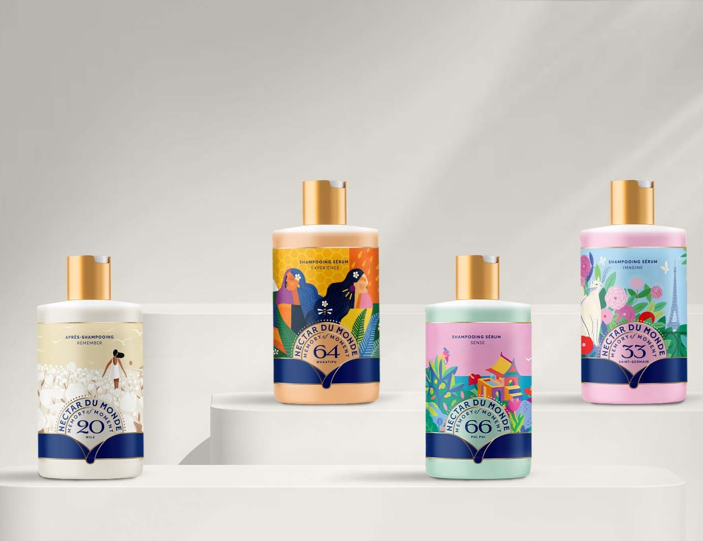 NECTAR DU MONDE 花蜜洗发水包装设计